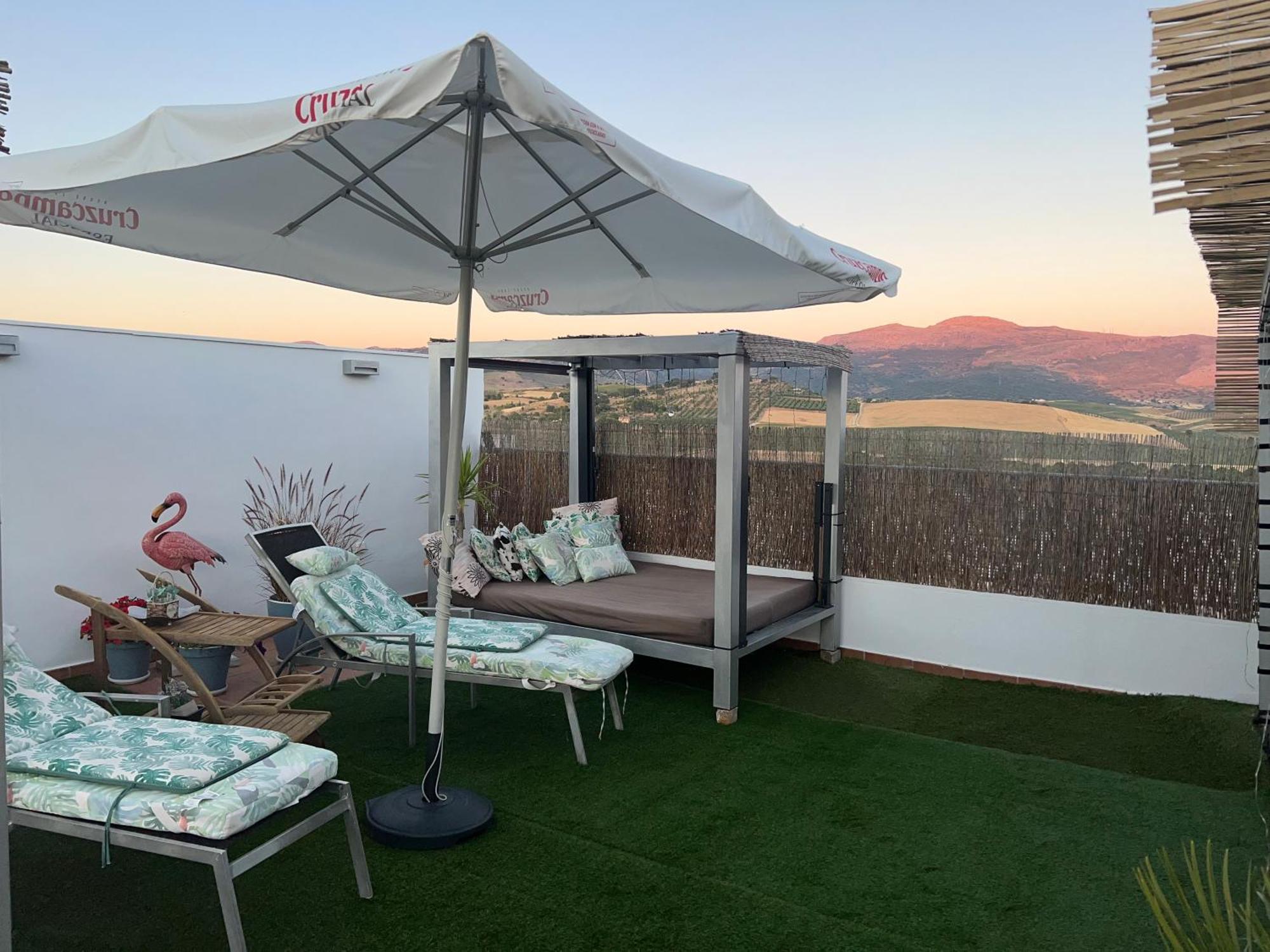 Atico Rilque, Apartamentos Independientes Con Jacuzzi Privado Y Terraza En Ronda Bagian luar foto